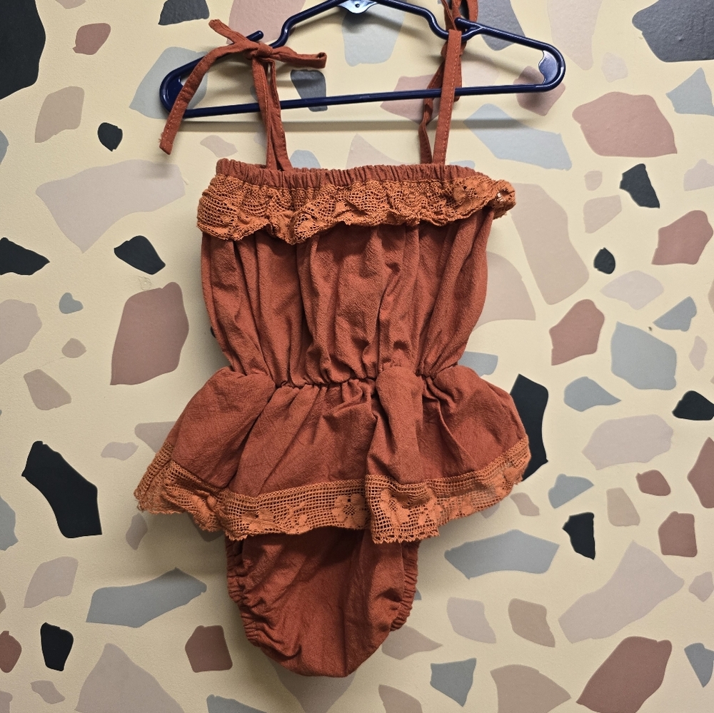 Girls summer romper